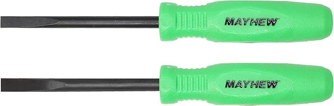 Mayhew Tools 31093GN Mini Heavy Duty Pry Bar, 2-Piece Set, Green - Heavy Duty