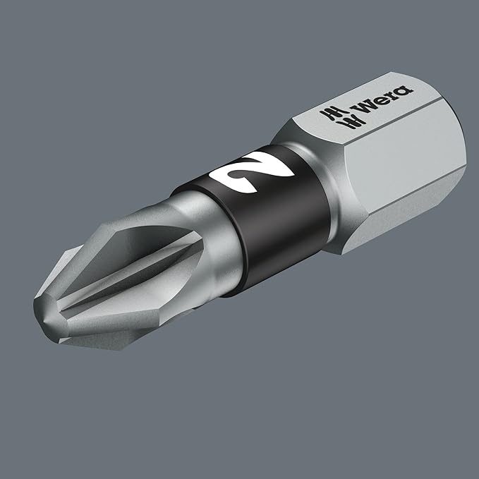 Wera 05008884001 Kraftform Kompakt Stubby magazine RA 2, Stubby Ratchet Screwdriver with Bit Magazine, 6 pieces