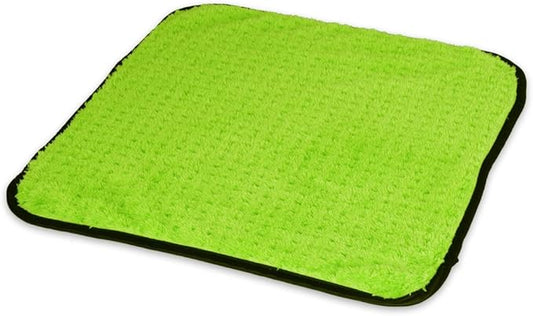 Liquid X Plush Waffle Weave Green Xtreme Microfiber Detailing Towel 16" x 16" Guaranteed Satisfaction (5 Pack)