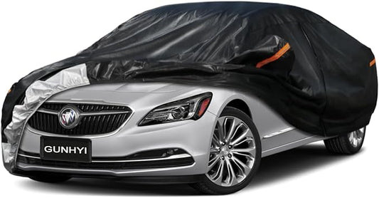 7 Layer Car Cover Custom Fit Βuick Lacrosse (2004-2024) Waterproof All Weather, Heavy Duty Outdoor Snow Sun Rain Uv Protection (Ships from US Warehouse, Delivery 3-8 Days)