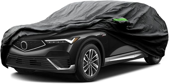 Proadsy Car Cover Custom Fit for Acura ZDX 2024 2025 2026, Waterproof All Weather for Automobiles, Full Exterior Cover Rain Snow Sun Protector Indoor Outdoor Car Cover