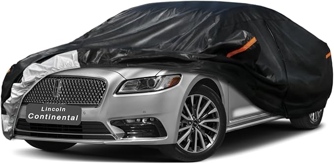 7 Layer Car Cover Custom Fit Lincoln Continental (1988-2025) Waterproof All Weather, Heavy Duty Outdoor Snow Sun Rain Uv Protection (Ships from US Warehouse, Delivery 3-8 Days)