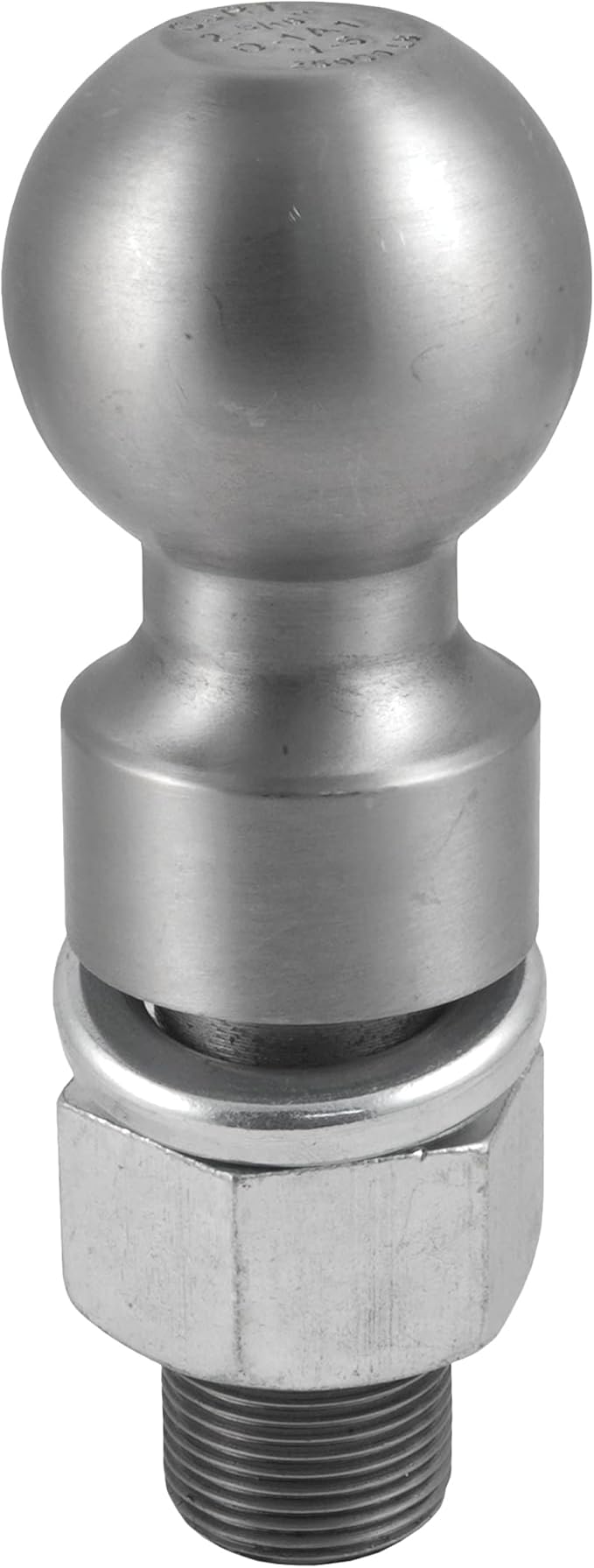CURT 40086 Raw Steel Trailer Hitch Ball, 25,000 lbs, 2-5/16-Inch Diameter, 1-1/4 x 2-5/8-Inch Shank