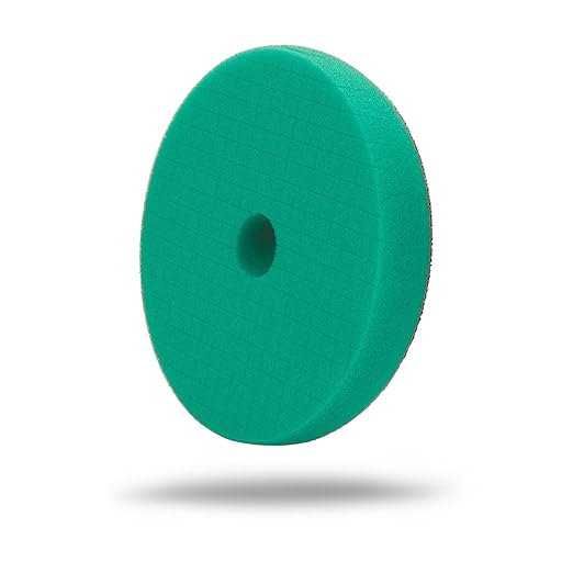 Maxshine 5" Universal Cross Cut Polishing Foam Pad for Cutting – Hook & Loop – Compatible with DA & Rotary Polishers – Cross Cut Design for Heat Control & Efficient Compound Delivery