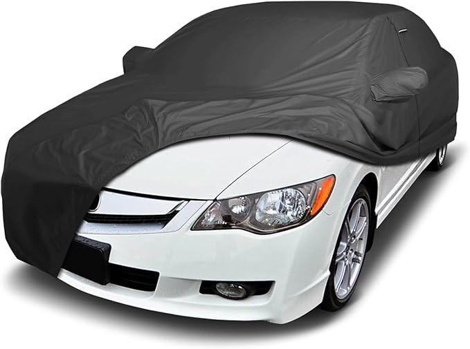 iCarCover Premium Custom Car Cover for 2006-2011 Acura CSX Heavy Duty Waterproof All Weather Rain Snow UV Sun Protector Custom Fit Full Exterior Indoor Outdoor Protection Car Cover (Black)