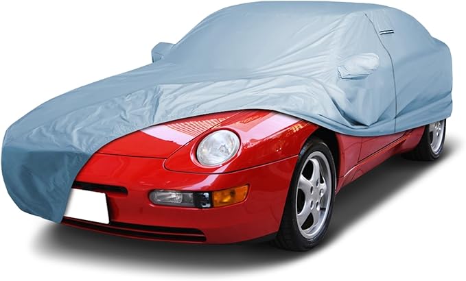 iCarCover Premium Car Cover for 1986-1995 Porsche 959, 964, 968 Heavy Duty Waterproof All-Weather Automobiles Custom Fit Indoor Outdoor UV Snow Protection Covers with Straps and Bag