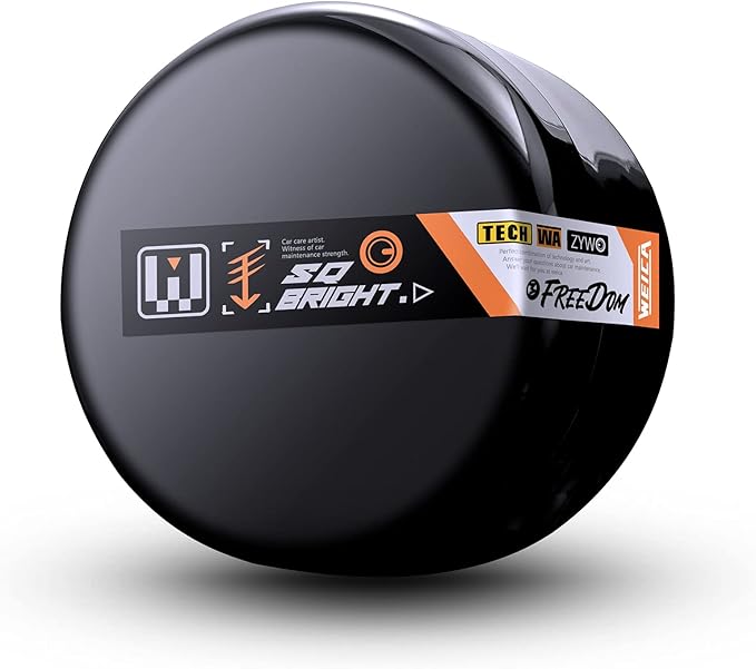 Ceramic-Boosted Carnauba Wax Paste - Triple-Layer Shield, Dust Repellent & Deep Gloss (200g w/Applicator)