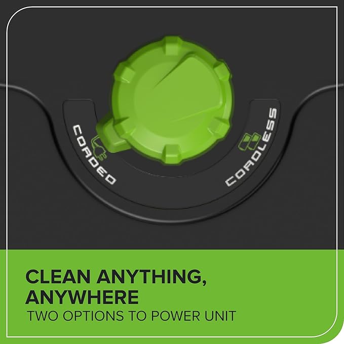 Greenworks 60V 1800 PSI Max (1.1 GPM) Hybrid (120V / Cordless) Electric Pressure Washer, Battery Not Included