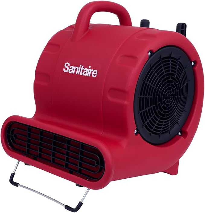 Sanitaire DRY TIME® AirMover 6050 Series, 4.5 amp motor, ½ Horsepower, 25-foot cord, Air Mover Carpet Dryer Blower Floor Fan