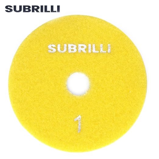 4" Dry/Wet 3 Step Diamond Polishing Pads 9-Pcs Step 1 for Granite Marble Quartz Concrete