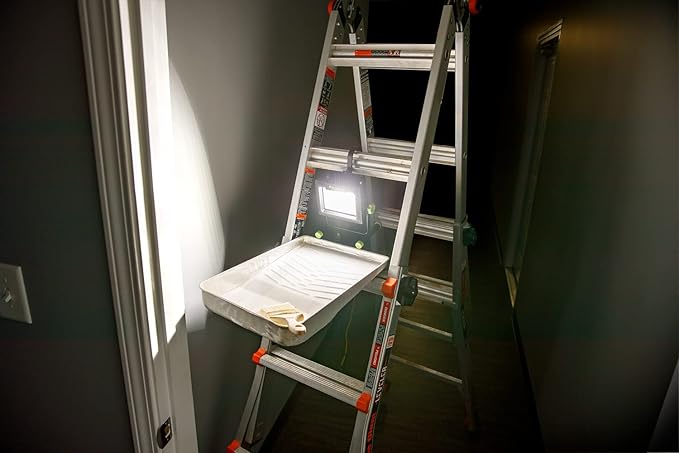 PowerSmith PWLS040H 4000 Lumen Portable LED Work Light with All Metal Stand and Sealed Power Switch