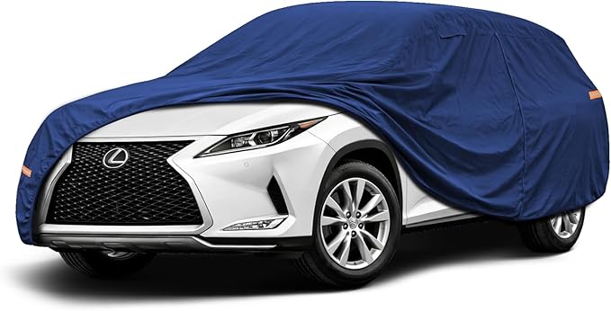 Coverlex Premium RX Car Cover Waterproof All Weather, Heavy Duty Car Tarp Custom Fit for 2003-2026 RX350, RX350h, RX450h, RX500h, F Sport, Luxury (XU30, AL10, AL20, ALA10)