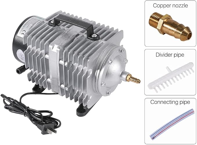 Cloudray 135W Air Compressor Electrical Magnetic Commercial Air Pump 120L/min for CO2 Laser Engraving Cutting Machine ACO-009D（110V 60Hz)