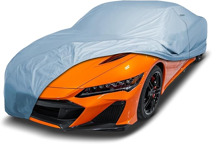 iCarCover Premium Car Cover for 1990-2022 Acura NSX Heavy Duty Waterproof All-Weather Automobiles Custom Fit Indoor Outdoor UV Snow Protection Covers with Straps and Bag