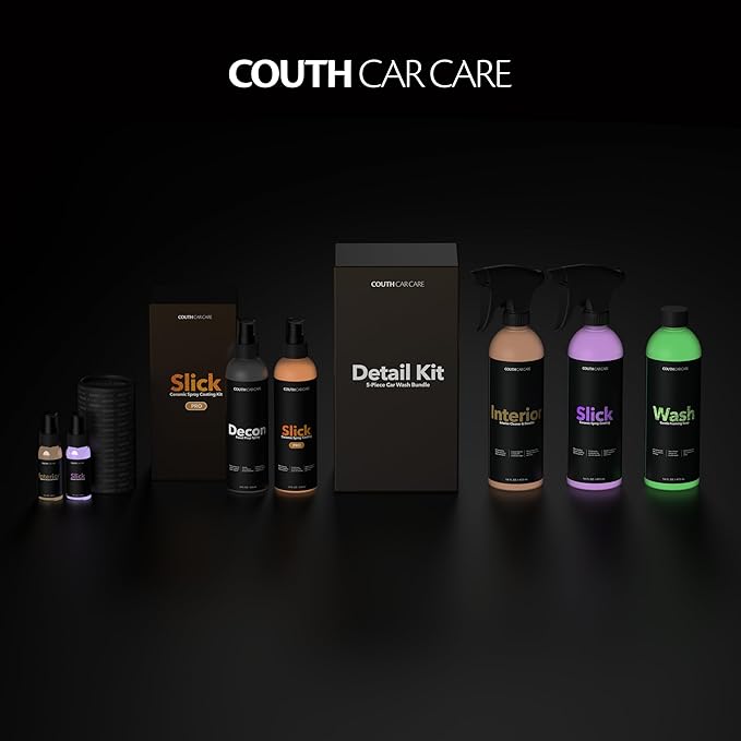 Couth Slick Pro - Ceramic Spray Coating | 12 Month SiO2 Ceramic Car Detail Spray Wax for Cars, Boats, Motorcycles | Hydrophobic High Gloss Paint Protection Paint Sealant