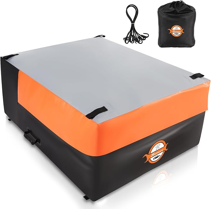 Sailnovo Truck Bed Cargo Bag, 38 Cubic ft Waterproof Cargo Bag for Truck Bed, Heavy Duty PVC Truck Cargo Bag Fits Any Truck Size with 6 Stretch Cord, Packing Bag (59''x48''x23'')
