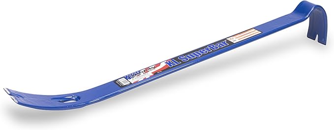 VAUGHAN Superbar, 21 Inch Pry Bar, Nail Puller, Made In The USA, B215L, VN45201