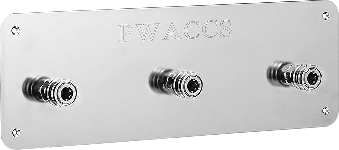 PWACCS Foam Cannon Holder - Pressure Washer Nozzle Tip Holder, Wall Mountable Foam Cannon Holder Pressure Washer Accessories Storage Rack - Stainless Steel Construction Fit 1/4" Quick Connector