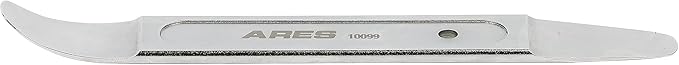 ARES 10099 - Compact Double End Metal Skin Wedge Prybar Tool - Durable Prybar Removes Trim, Paneling, Fasteners, and More - Compact Design with Curved and Straight Ends for Increased Versatility