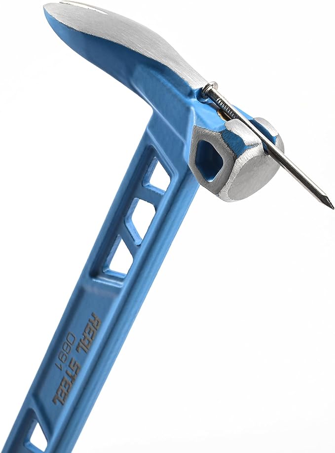 Real Steel 12" Nail Puller Cats Paw Pry Bar Double Ended Crowbar (0696)