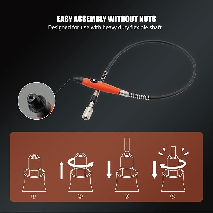 SPTA Gray Light Cut & Finish Pad with 1/8" Shank, 5Pcs Gray Flexible Shaft Cone Polishing Pad Set,Mini Car Detailing Pads for Small Area for Flexible Shaft & Drill Attachment -PT191-5