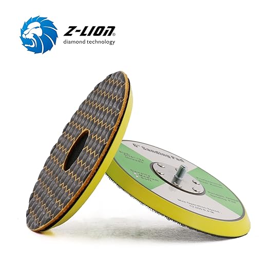 6 Inch Backing Pad 5/16"-24 Thread Plates for Air Sander Dual Action Car Polisher Sanding Polishing-2PCS