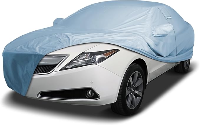 iCarCover Premium SUV Cover for 2010-2013 Acura ZDX Heavy Duty Waterproof All-Weather Automobiles Custom Fit Indoor Outdoor UV Snow Protection Covers with Straps and Bag