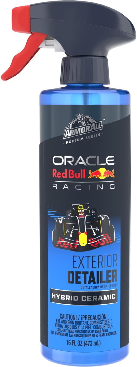 Armor All Podium Series Hybrid Ceramic Exterior Detailer Spray, 16 fl oz, Hydrophobic Car Detailing Spray Developed in Collaboration With Oracle Red Bull Racing