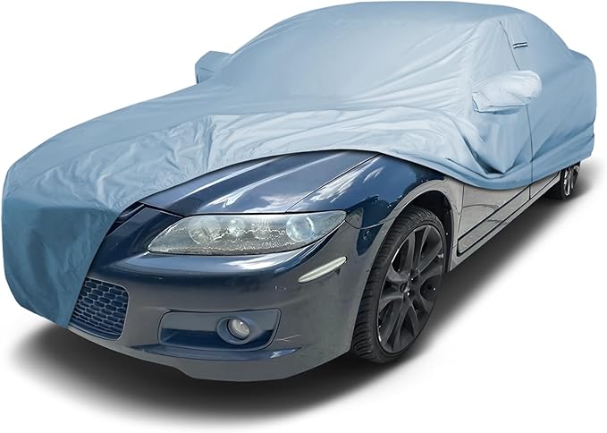 iCarCover Premium Car Cover for 2006-2007 Mazda MazdaSpeed6 Heavy Duty Waterproof All-Weather Automobiles Custom Fit Indoor Outdoor UV Snow Protection Covers with Straps and Bag