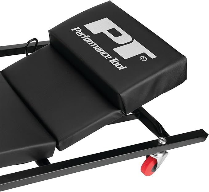 Performance Tool W85005 40-Inch 6-Caster Rolling Shop Creeper with Adjustable Cushioned Headrest