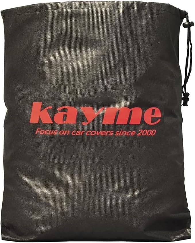 Kayme 7 Layers Car Cover Custom Fit for Kia Forte (2017-2025) Waterproof All Weather for Automobiles, Outdoor Full Cover Rain Sun UV Protection.Black