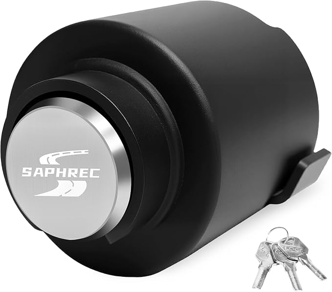 Upgraded Trailer Lock, Fits 2-5/16 Inch Coupler Heavy Duty Anti-Theft Trailer Hitch Lock, Accessories for RV/Boat/Trailer