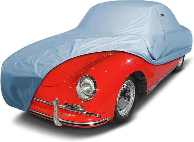 iCarCover Premium Car Cover for 1948-1959 Porsche 356 Speedster, 356A, Pre-A Heavy Duty Waterproof All-Weather Automobiles Custom Fit Indoor Outdoor UV Snow Protection Covers with Straps and Bag