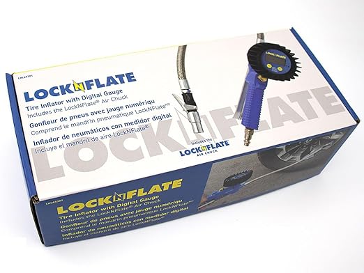LockNFlate Tire Inflator/Deflator with Digital Gauge