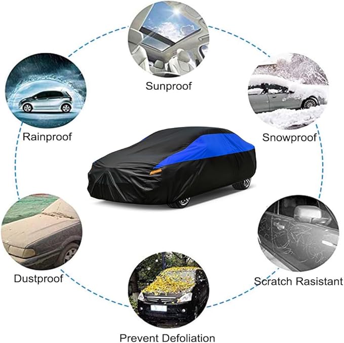 Lexus Car Cover Custom Fit Lexus GS GS200t GS300 GS350 GS450h Waterproof All Weather, Lightweight Full Exterior Cover Outdoor Sun UV Rain Dust Snow Wind Protection.