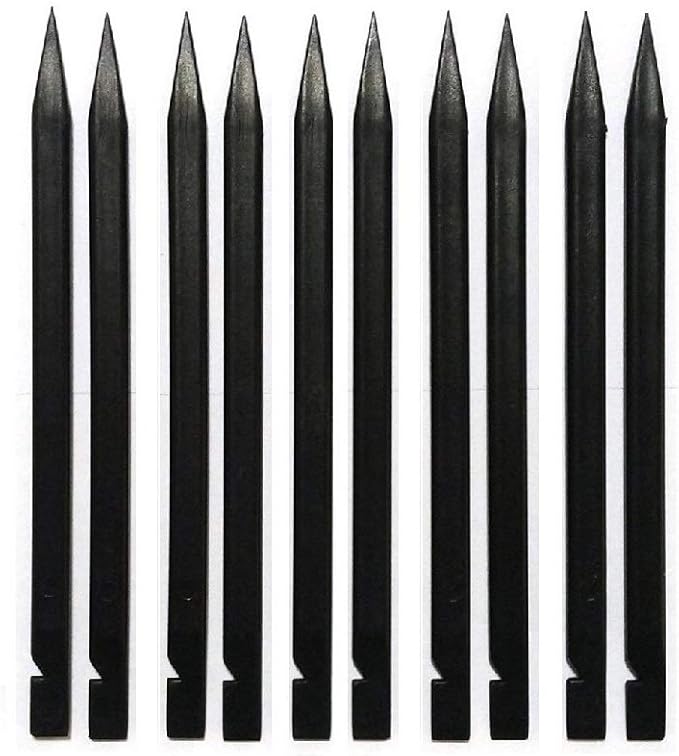 Fixinus 100 Pieces Universal Black Stick Spudger Opening Pry Tool Kit for iPhone Mobile Phone iPad Tablets Macbook Laptop PC Repair