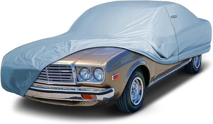 iCarCover Premium Car Cover for 1974-1978 Mazda RX-4 Heavy Duty Waterproof All-Weather Automobiles Custom Fit Indoor Outdoor UV Snow Protection Covers with Straps and Bag
