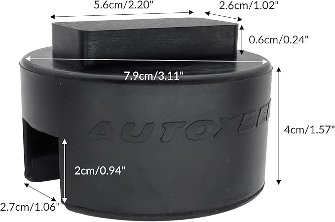 AUTOXBERT Car Lifting Jack & Jack Stand Adapter Pinch Weld Jack Pad Repair Tool Frame Protector for BMW 1 3 4 5 Series Lifting Wear-Resistant Support Chassis