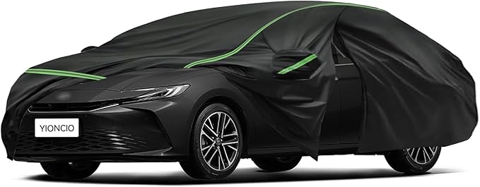 Car Cover for Toyota Camry 87-26, SUV Size, 420D Oxford Fabric, Waterproof Windproof Sunproof Car Covers, Durable All Weather Protection, Anti-UV Outdoor Full Car Cover
