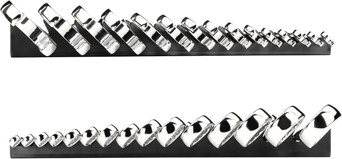 TEKTON Combination Wrench Set with Rack, 15-Piece (1/4-1 in.) | WCB92106