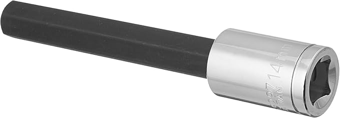 Williams JHW35297 1/2" Drive Hex Long Bit Socket, 14mm
