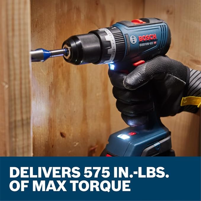 BOSCH GXL18V-241B22 18V 2-Tool Combo Kit - Includes 1/2 In. Hammer Drill/Driver, 2-in-1 Impact Driver/Wrench, (2) 2 Ah Batteries, Charger, Belt Clips, and Carrying Bag