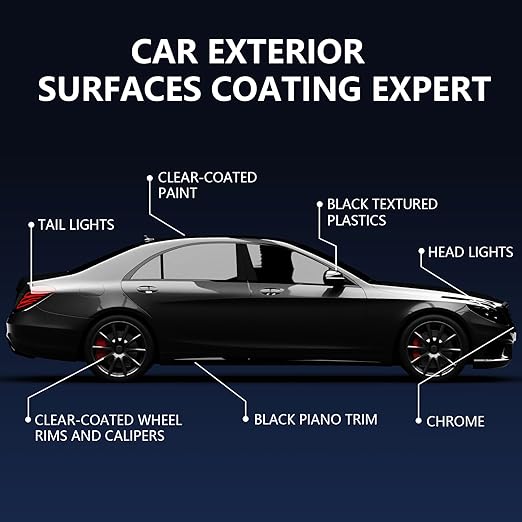 300ML Ceramic Car Coating Spray – Quick Car Coating, Extremely Hydrophobic Formula, Easy to Apply, High Protection and Shine,Fast-Acting Ceramic Coating and Polish Spray