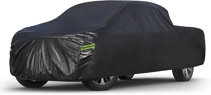 Kaugung Waterproof Truck Cover Fit GMC Canyon from 2004 to 2012 (Crew Cab/Regular Cab/Extended Cab), 7 Layers Heavyduty Full Pickup Cover All Weather,Outdoor Sun UV Rain Dust Protection.