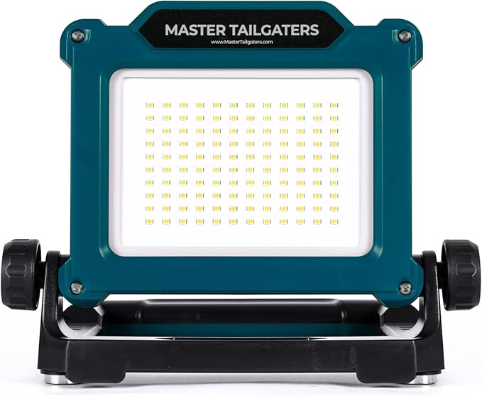 Master Tailgaters LED Work Flood Light Compatible with Bosch Battery