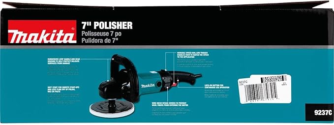 Makita 9237C 7" Polisher, Blue
