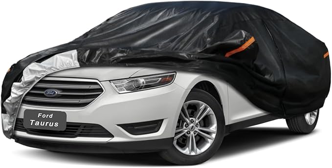 7 Layer Car Cover Custom Fit Ford Taurus (1986-2025) Waterproof All Weather, Heavy Duty Outdoor Snow Sun Rain Uv Protection (Ships from US Warehouse, Delivery 3-8 Days)