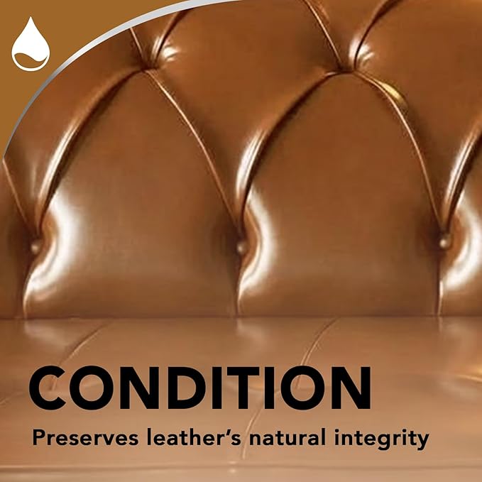 Weiman Leather Cleaner & Conditioner - Cleans, Restores & Protects Leather, UV Protection Prevent Cracking & Fading, For Car Seats, Sofas, Shoes, Bags & All Finished Leather Surfaces, 6 Pack, 22 FL Oz