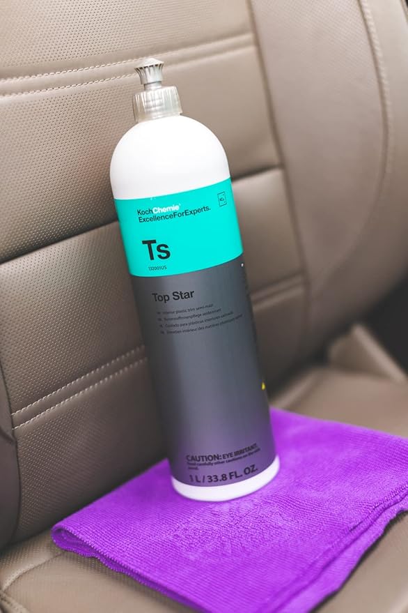 KOCHCHEMIE Koch-Chemie TS - Top Star - 5 Liter Interior Plastic and Vinyl Conditioner with UV Protection for Dash, Vinyl & Leather - Like New OEM Finish