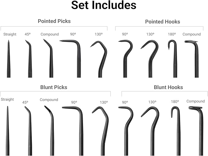 TEKTON Pick and Hook Set (18-Piece) | PNH90005 | Made in USA